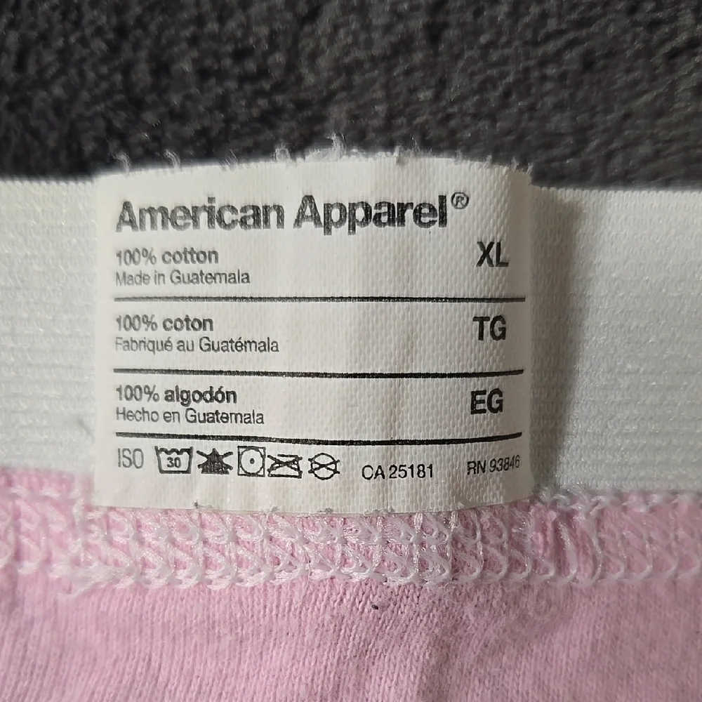 American Apparel Pink and White Briefs - Picture 2 of 3
